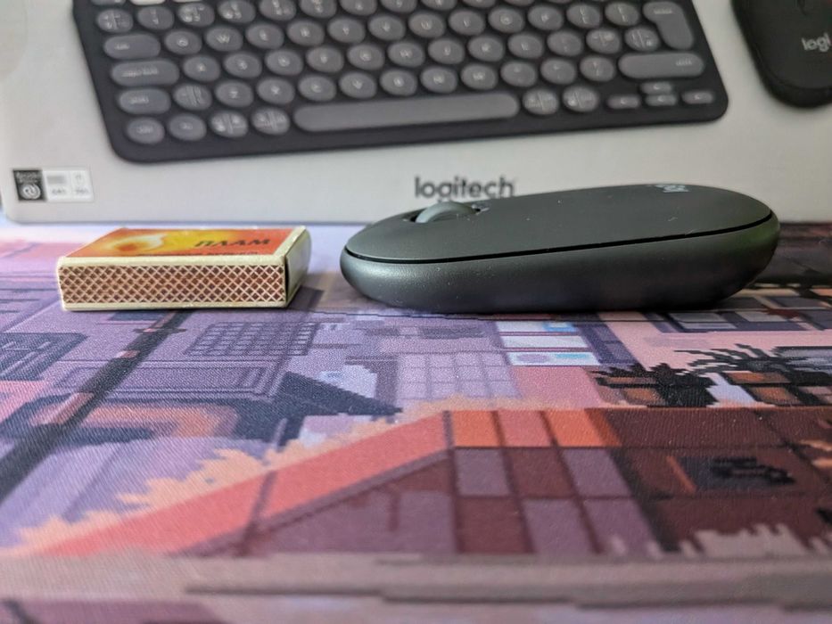 [Комплект клавиатура и мишка] Logitech Pebble 2 Combo - графит