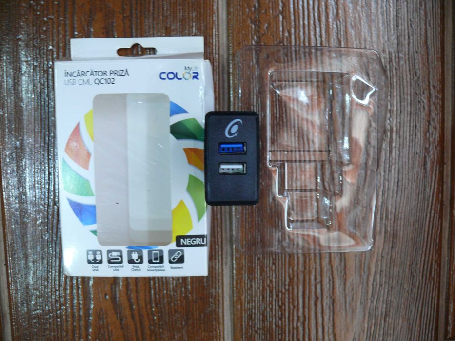 Incarcator priza USB CML QC102