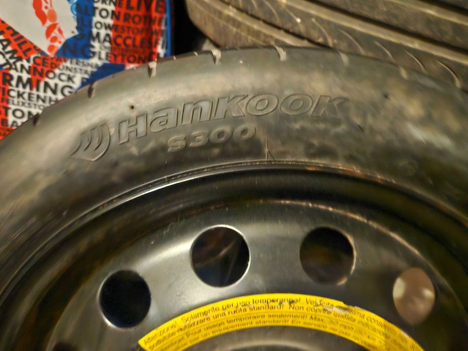 Vand 2 anvelope de vara+ roata de rezerva