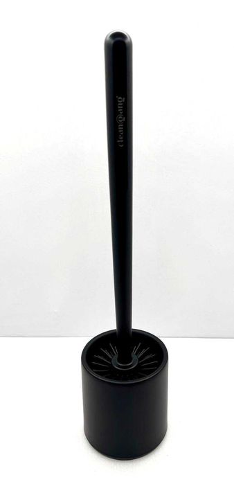 Perie de toaleta din silicon negru, Cleangang