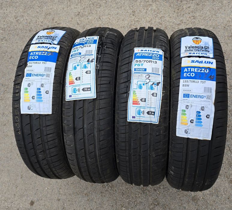 Летни гуми 13 цола SAILUN 155/70/13 /ЧИСТО НОВИ/ 4 бр.