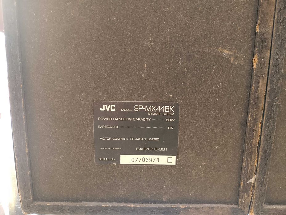 Продавам тонколони JVC SP-MX44BK  8 ома