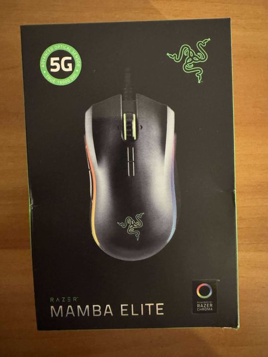 Razer Mamba Elite – Mouse Gaming USB, 16.000 DPI, RGB