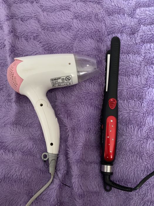Фен для волос и утюжок