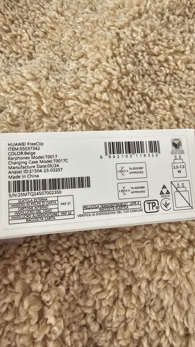 HUAWEI Free Clip безжични слушалки