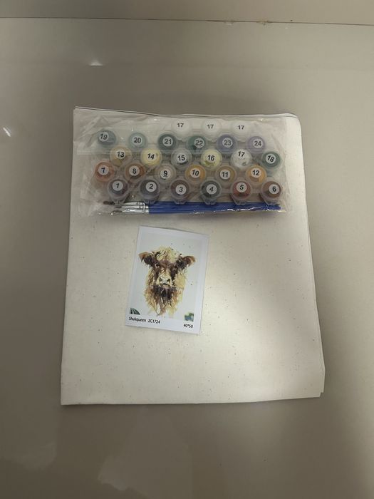 Set pictura pe numere "Shukqueen", 40x50cm. panza, fara rama