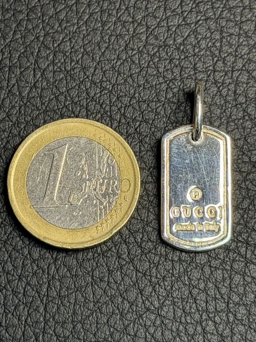 Оригинална сребърна плочка silver GUCCI italy чисто нова 925 сребро