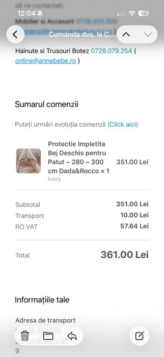 Protectie impletiă pătuț Camera Bebelușului