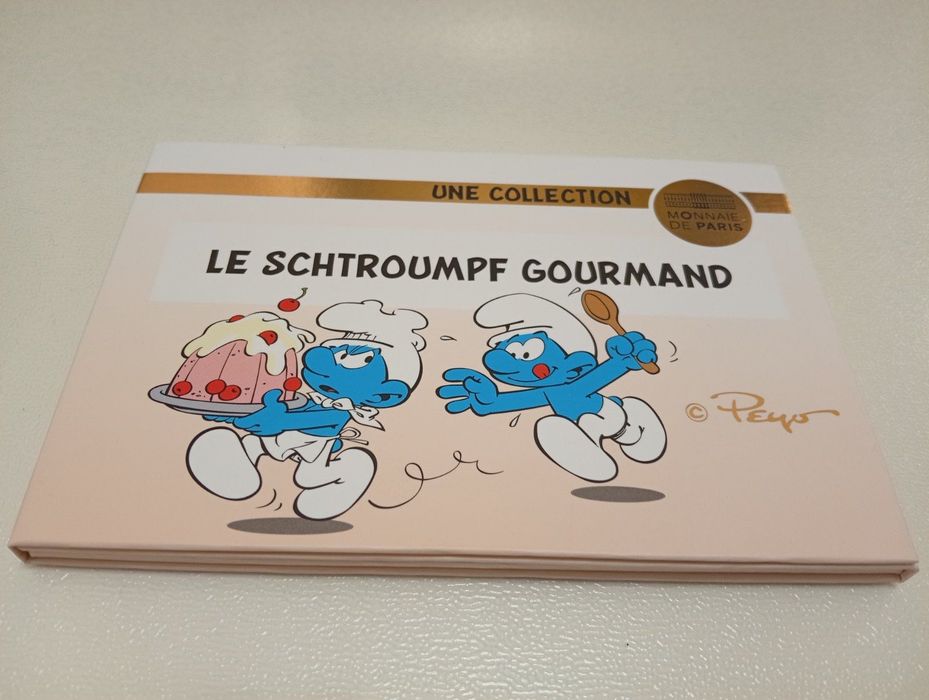 Сребърна монета the Smurfs, 900 % сребро