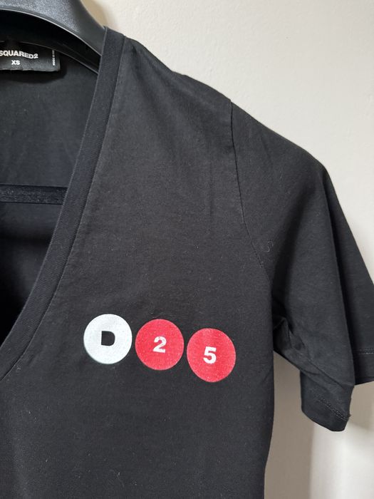 Черна дамска тениска DSQUARED