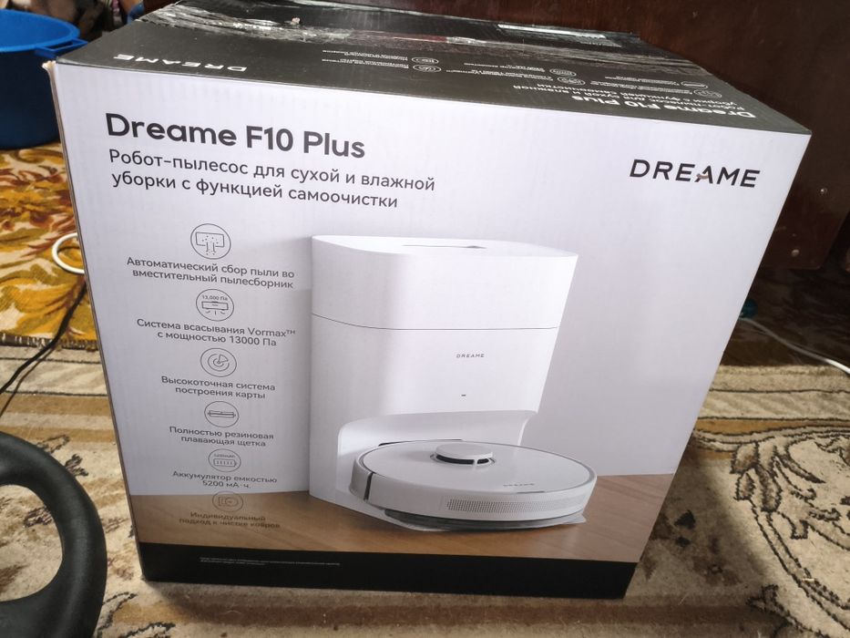 Робот пылесос Dreame f10 plus, новый