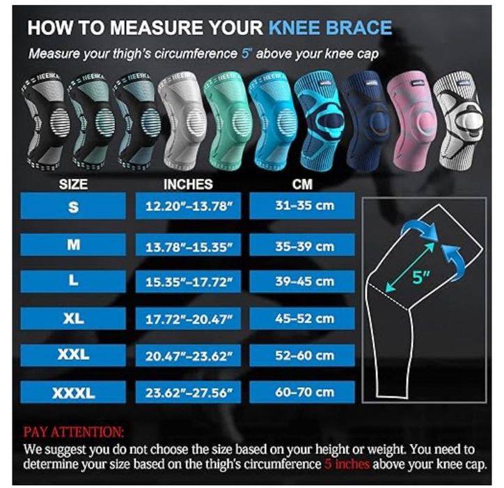 Наколенка NEENCA с пателарен гел и стабилизатори