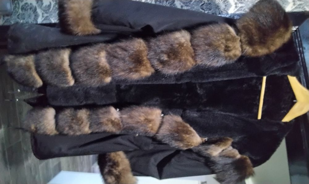 Шуба из чернобурки