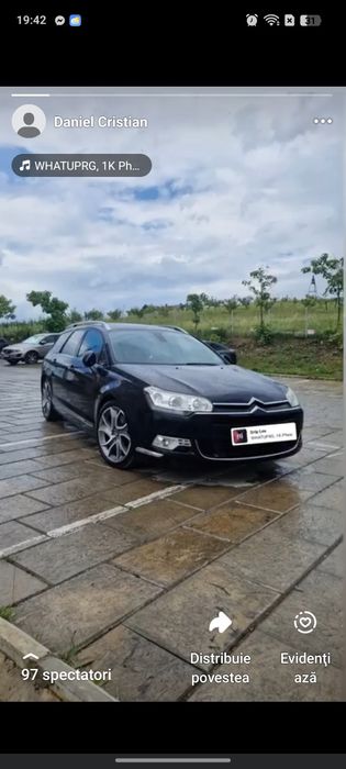 Vând Citroen C5 exclusive an 2010 luna a12 un singur proprietar