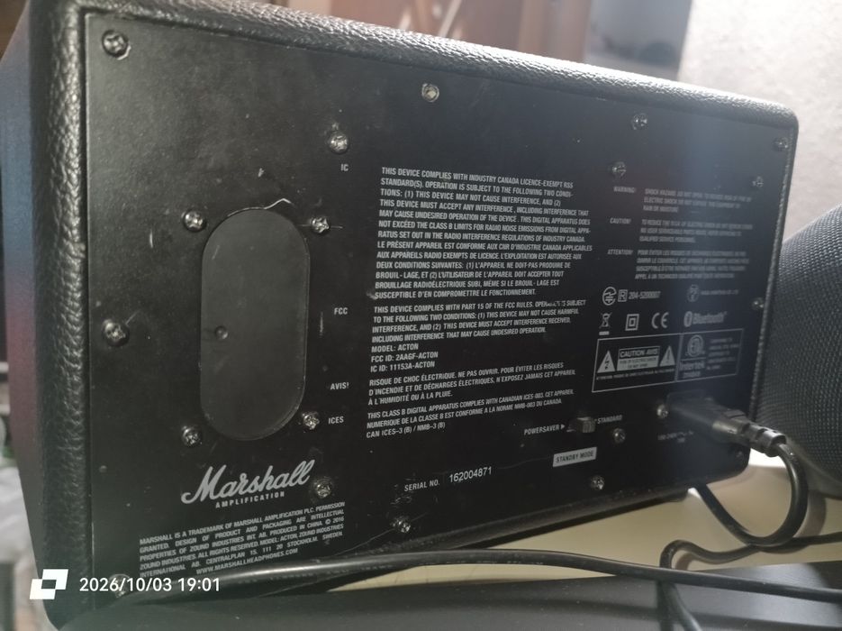 Boxa Marshall Acton  bluetooth