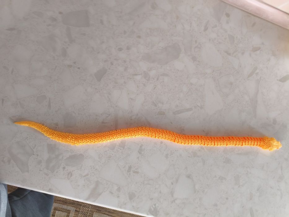 3D змейка из пластика