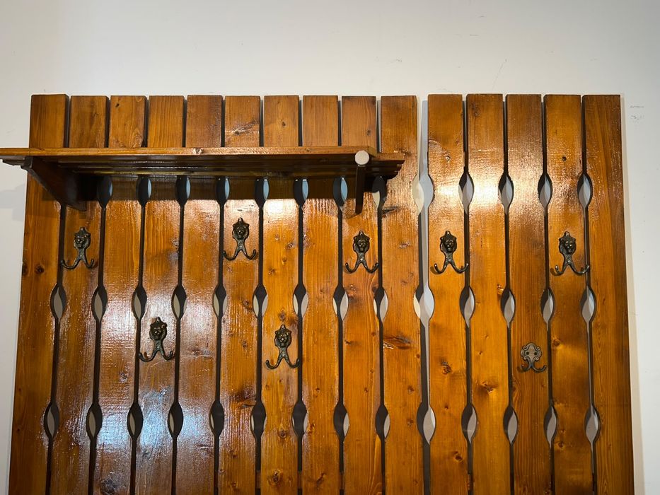 Cuier de Perete Stil Rustic; Suport de Haine