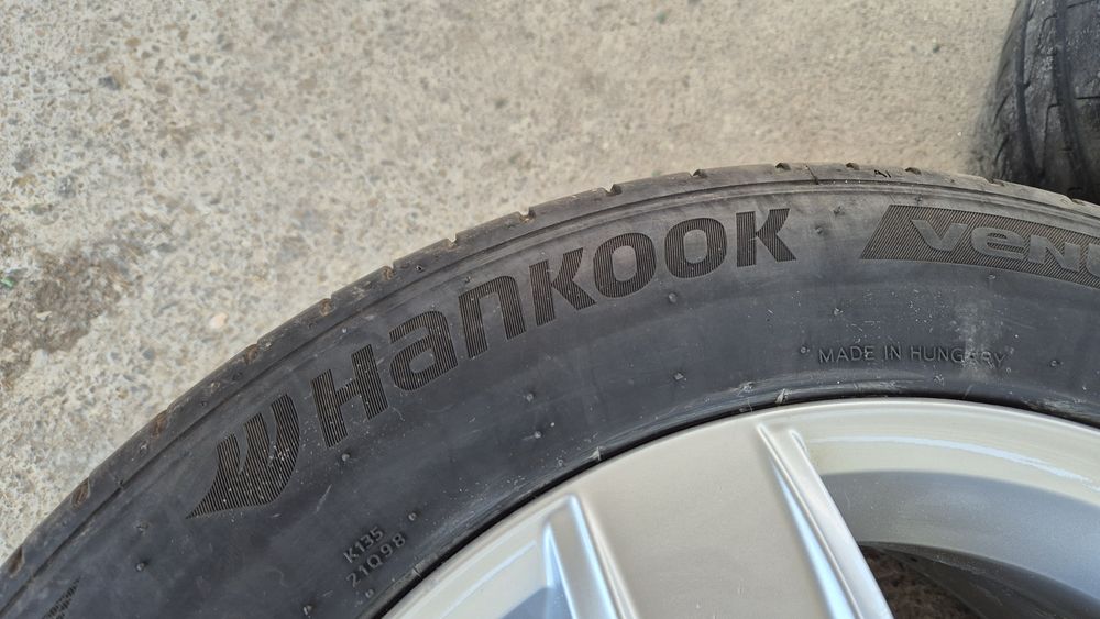 Оригинални джанти 16цола 5х112 6.5j ET42 с летни гуми Hankook