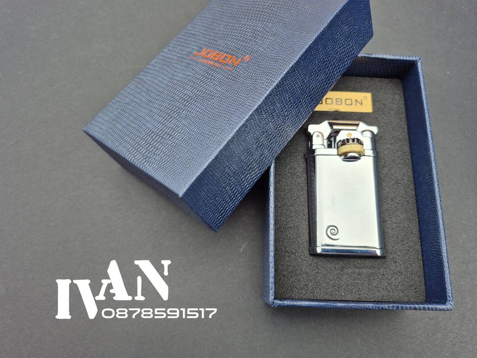 Луксозна запалка Jobon с джет-пламък (Три цвята)