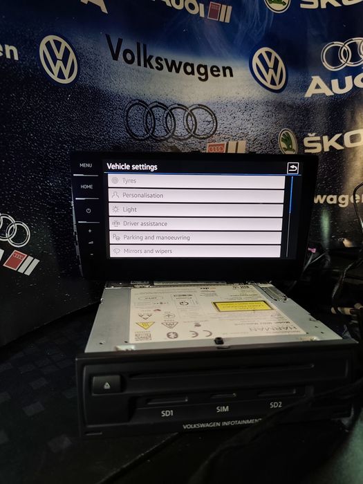 Navigație MIB2.5 Volkswagen 9.2" Passat B8, Tiguan, Golf 7, Arteon – 3