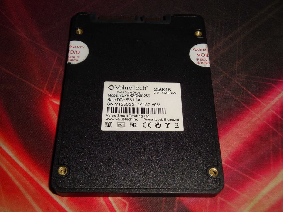 SSD Valuetech Supersonic 256GB sata 2.5" HDD laptop / calculator