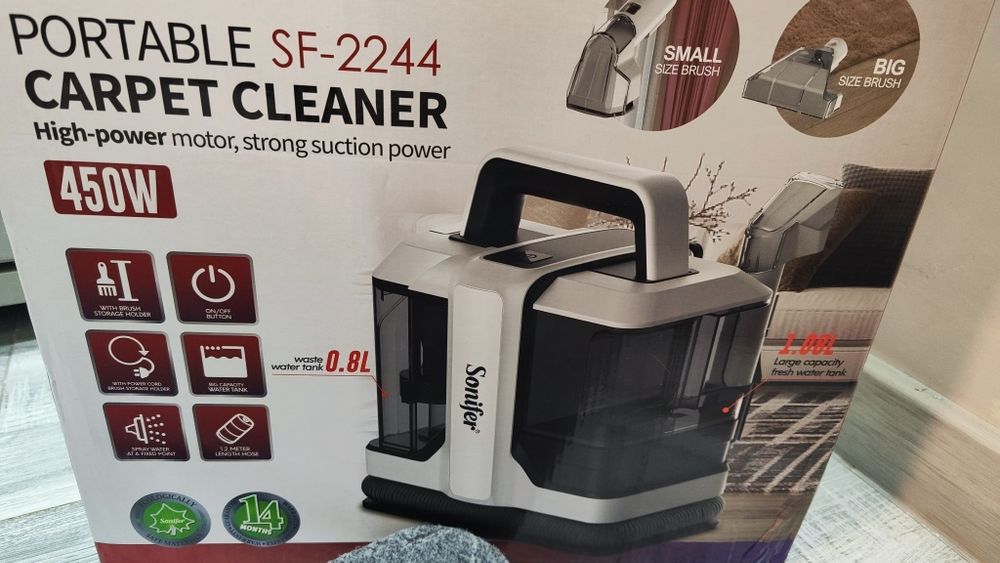 Продается пылесос для мебели моющий.