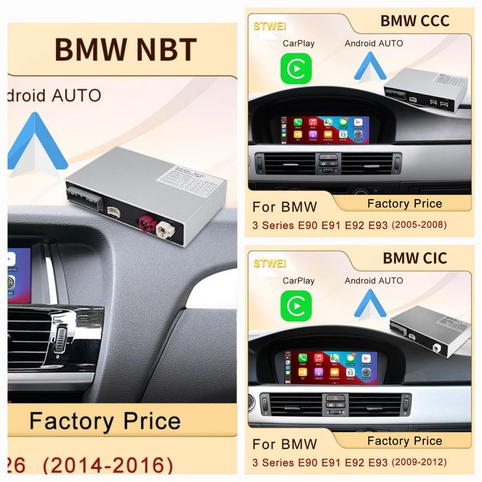 Modul Carplay Wireless Bmw 2004-2016  CCC,Nbt,Cic