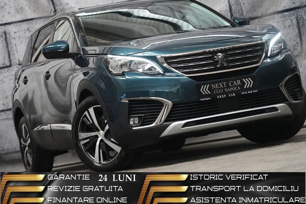 Peugeot 5008 GARANTIE 24 LUNI*RATE*7 Locuri*Automata*Piele*Digital*Navi*Camera