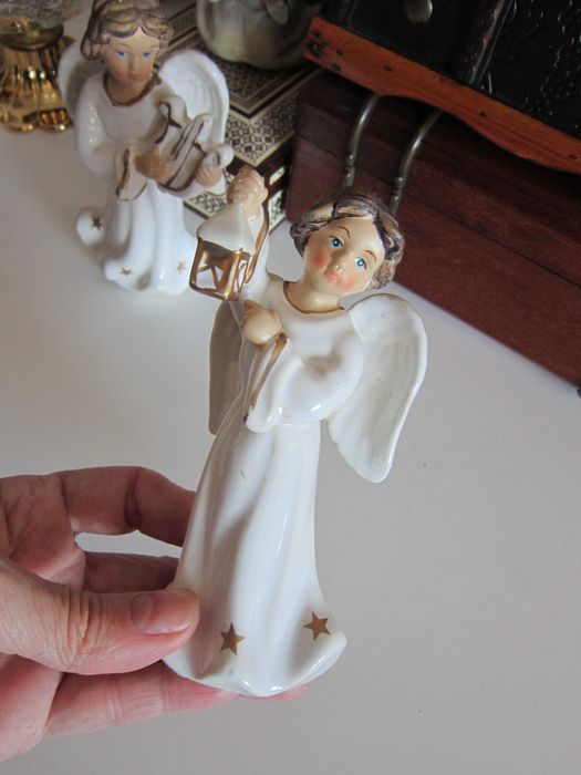 cadou Craciun Ingeri cu ochii albastrii Germania 1980