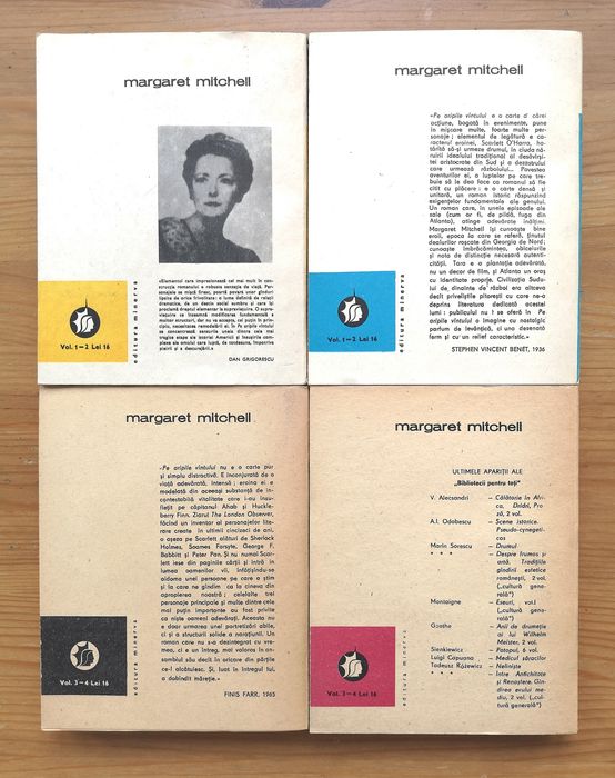 Pe aripile vantului vol. I-IV - Margaret Mitchell