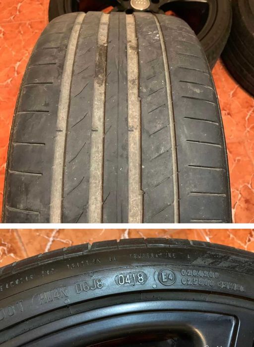 Jante Audi  R19 cu tot cu anvelope de vara