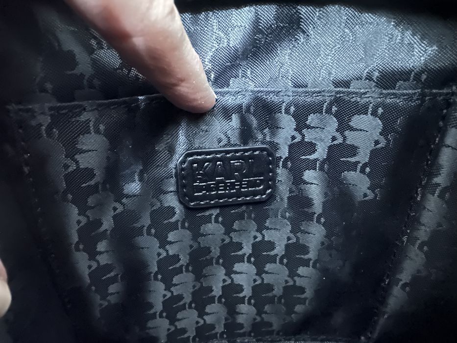 Кожаная сумка Karl Lagerfeld