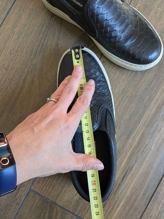 Kurt Geiger 37 pantofi tenisi piele sarpe