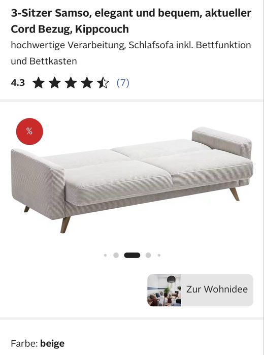 Canapea extensibila