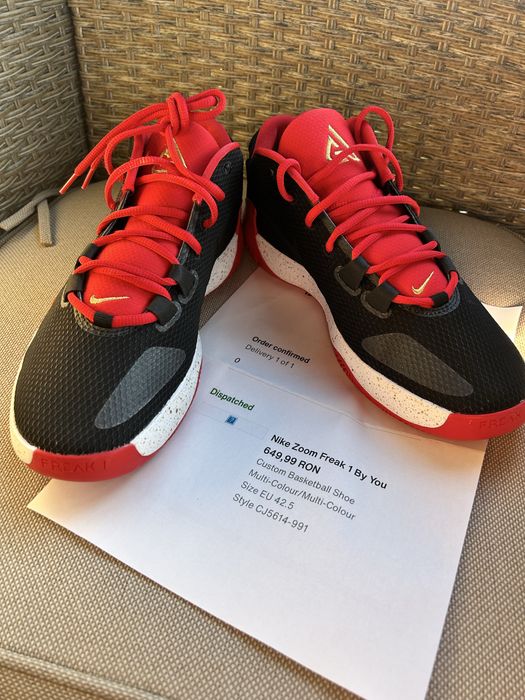 Adidasi Nike Zoom Frek 1 by you custom basketball shoe , marimea 42.5