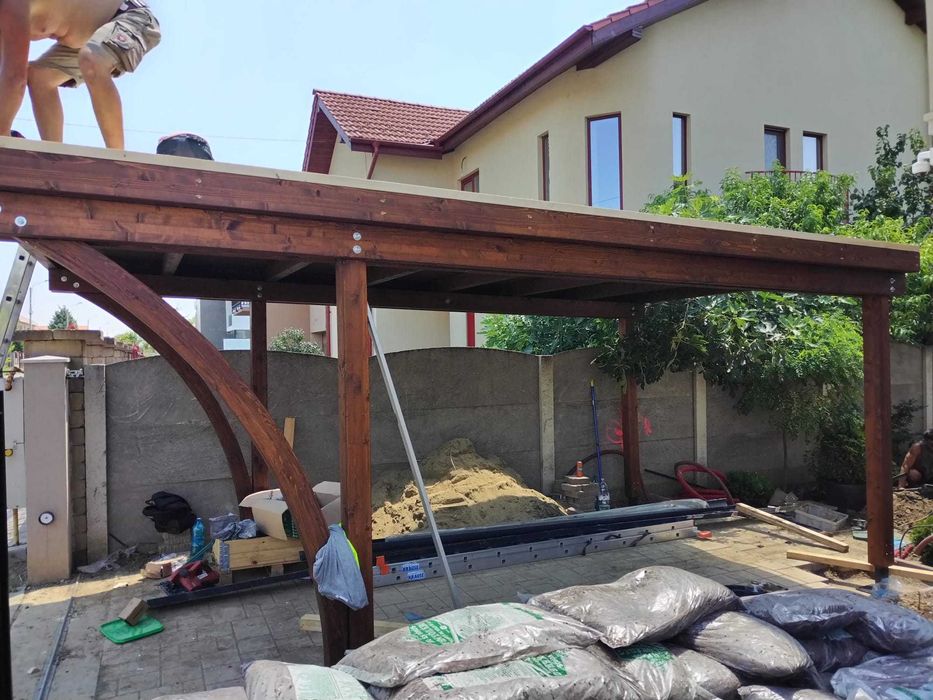 Promotie Grinzi lamelare, lemn stratificat, , capriori BSH si DUO