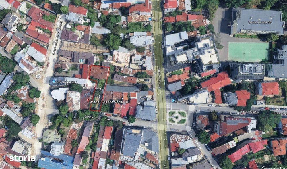 Teren 511 mp, pentru dezvoltare imobiliara, str Despot Voda nr 10