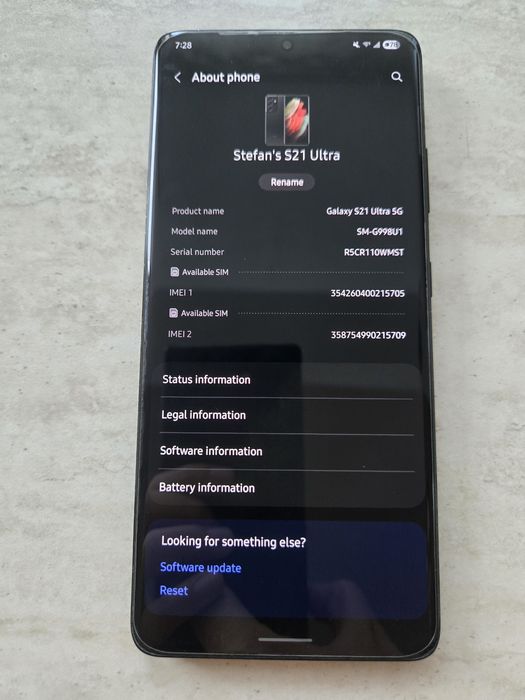 Samsung S21 Ultra Snapdragon chipset