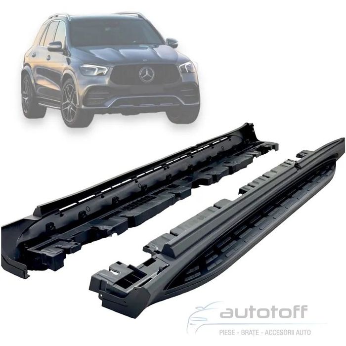 Praguri Mercedes GLE W167 SUV (2019+) din aluminiu Black Design