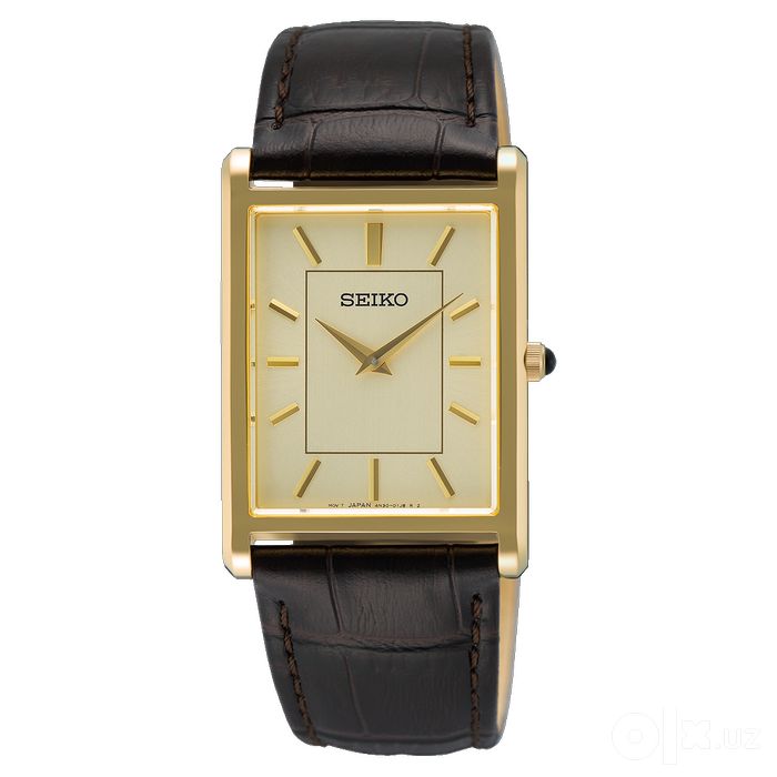 Seiko Discover More Tank Sapphire Champagne Dial SWR106