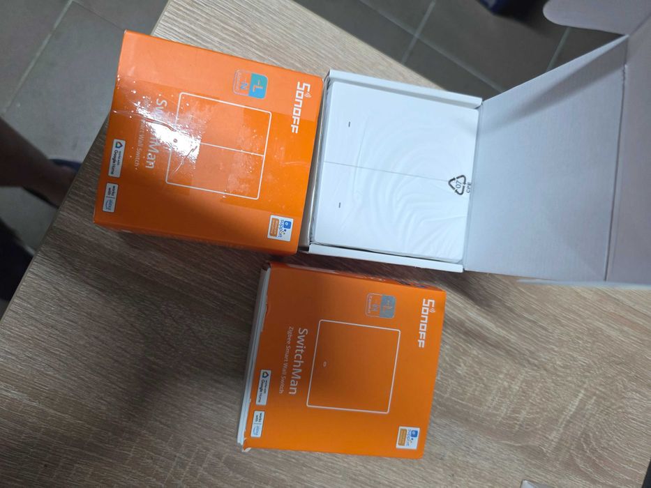 Intrerupator inteligent Sonoff ZBM5-2C-86W, 2 canale, 10A, Zigbee, Alb 6920075743074