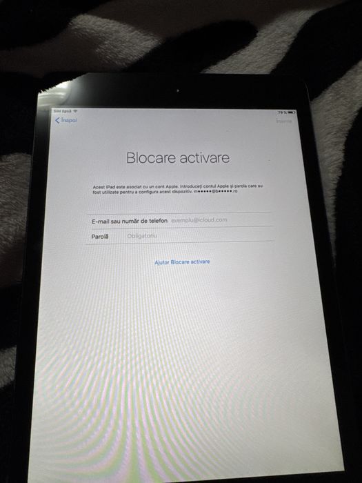 Ipad blocat, cateva urme de folosire