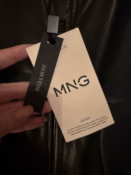 Кожено яке Mango M