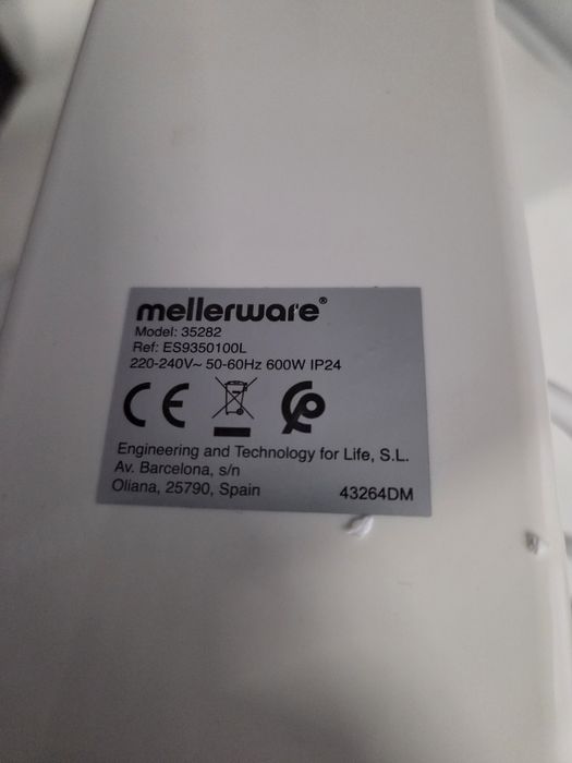 електрически конвектор  Mellerware Comfy! Small (Модел: 35282).