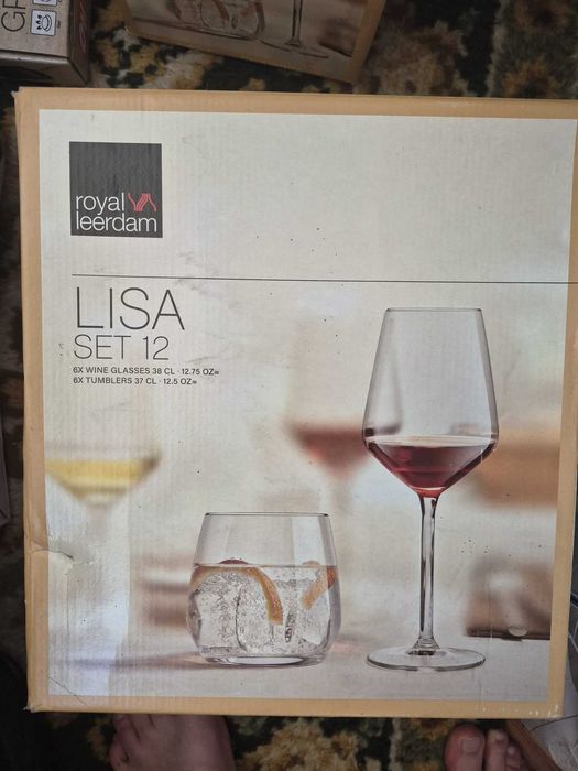 Set Royal Leerdam LISA, format din 12 pahare