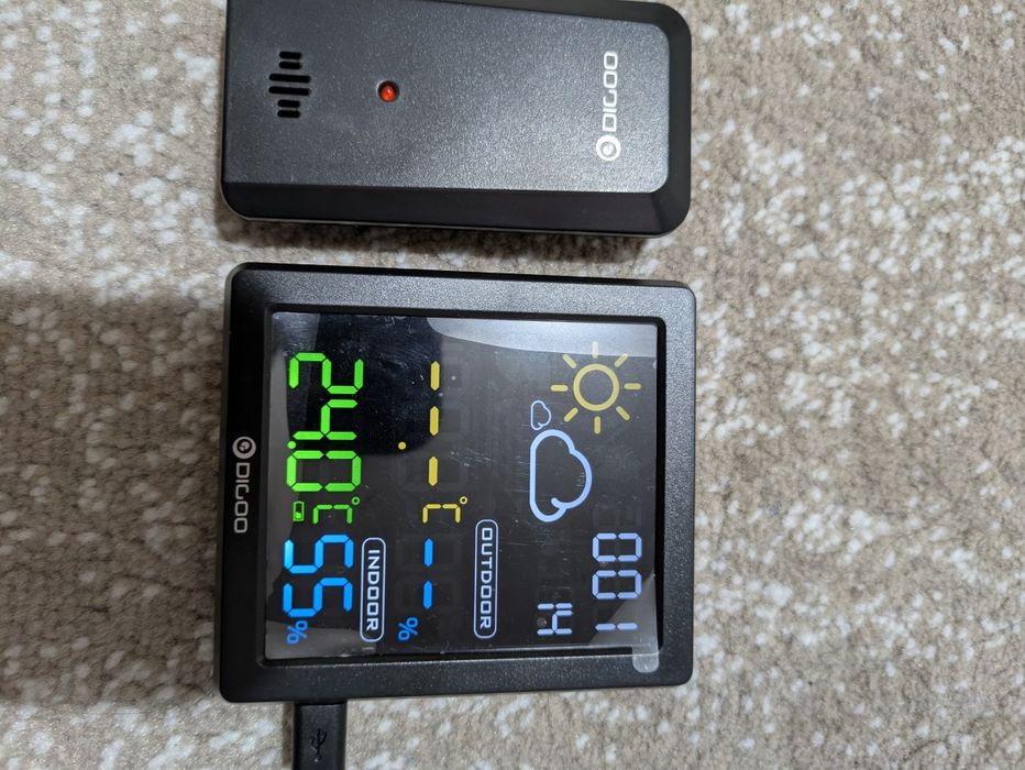 Statie meteo wireless impecabila fara zgârieturi sau altceva.