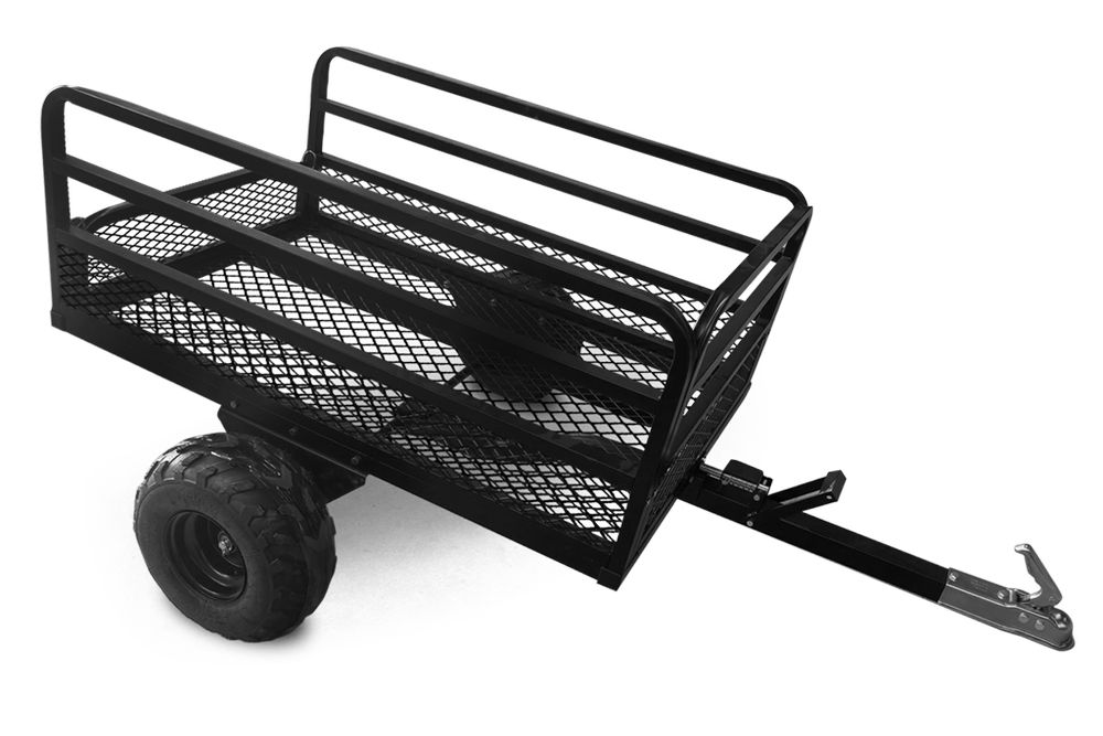 Remorca ATV UTV basculabila Shark Garden 400, Sarcina 500 kg, neagra