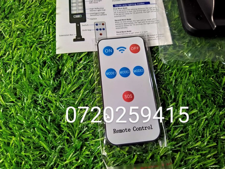 Lampa Solara Jortan 400W, incarcare solara, 160 LED-uri COB