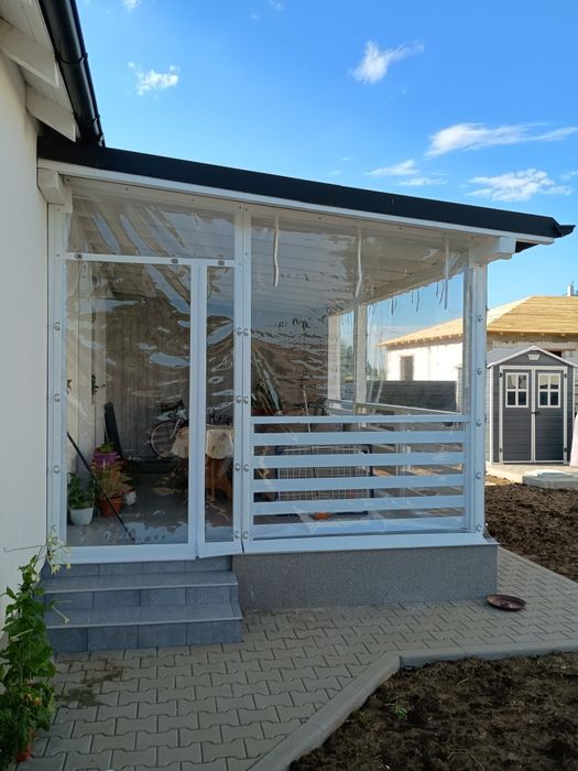 Folie terasa transparenta tratata UV