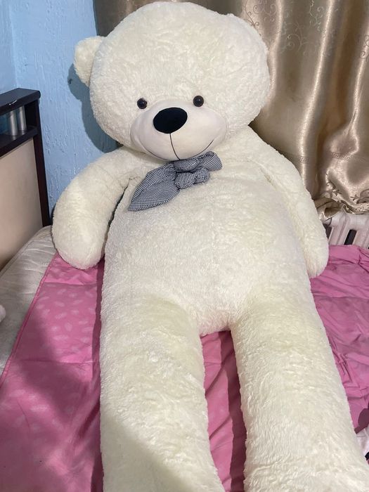 Большой плюшевый белый медведь 2 метра — идеальный подарок